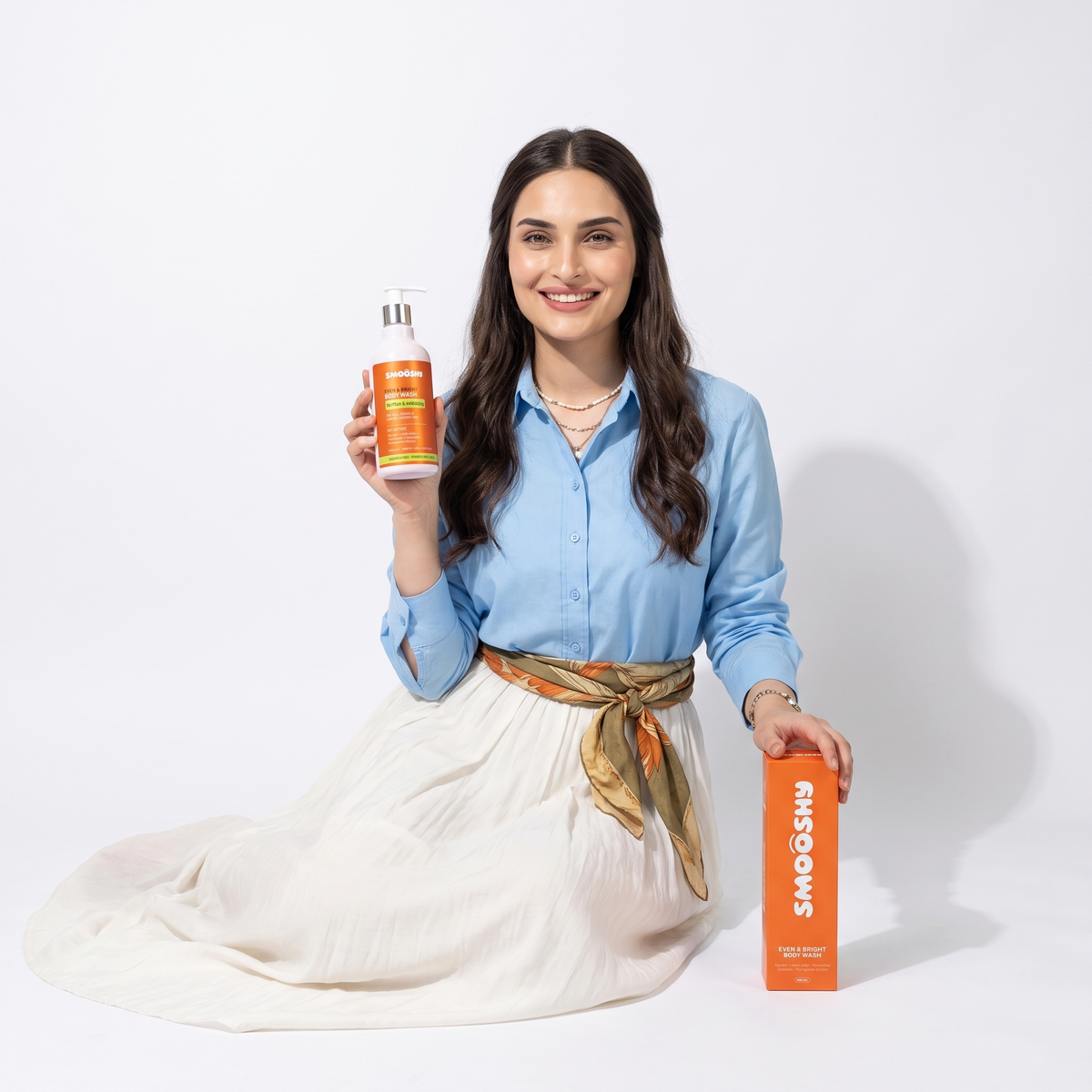 Smooshy body-care routine