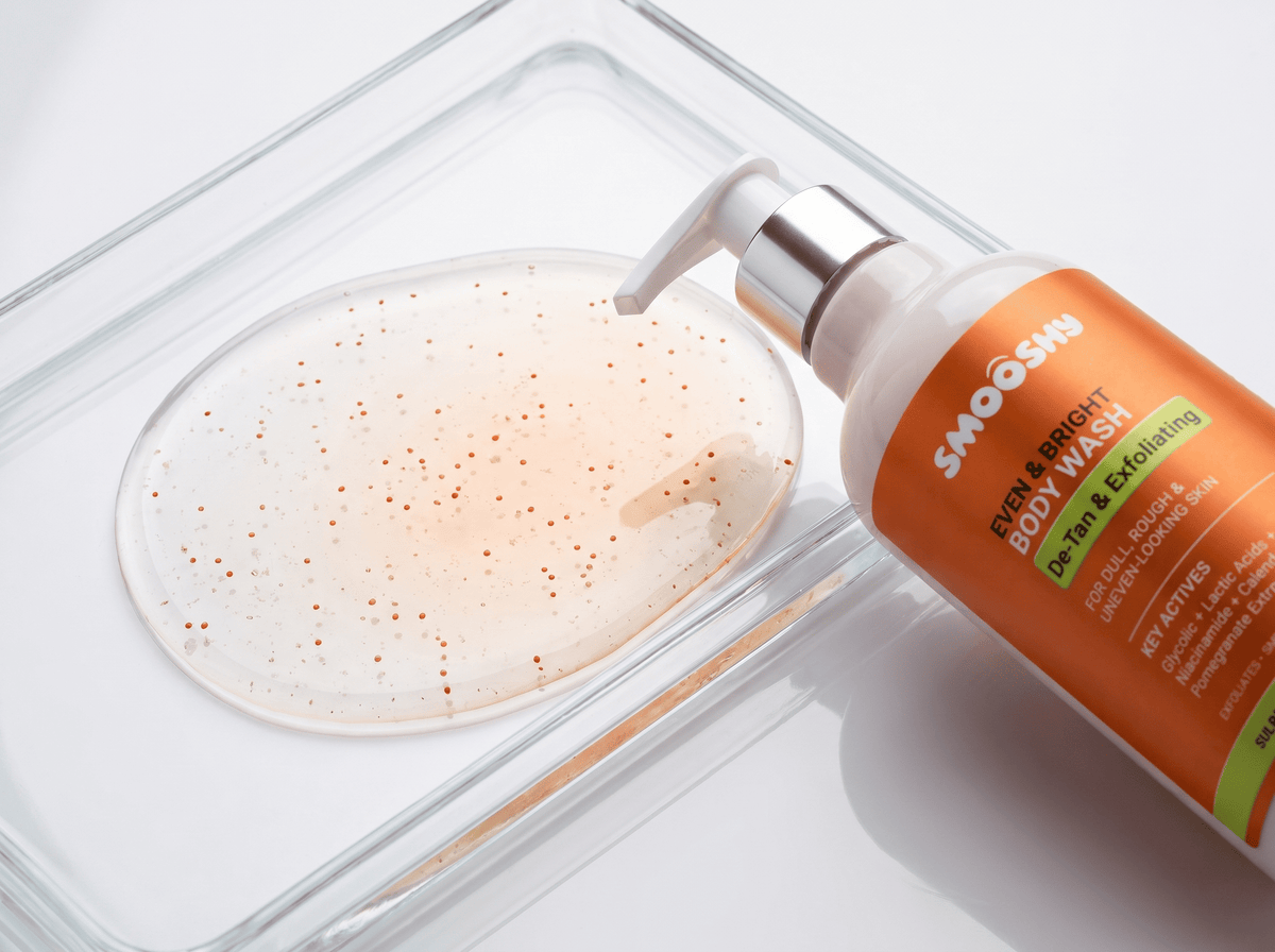 Even & Bright body wash texture