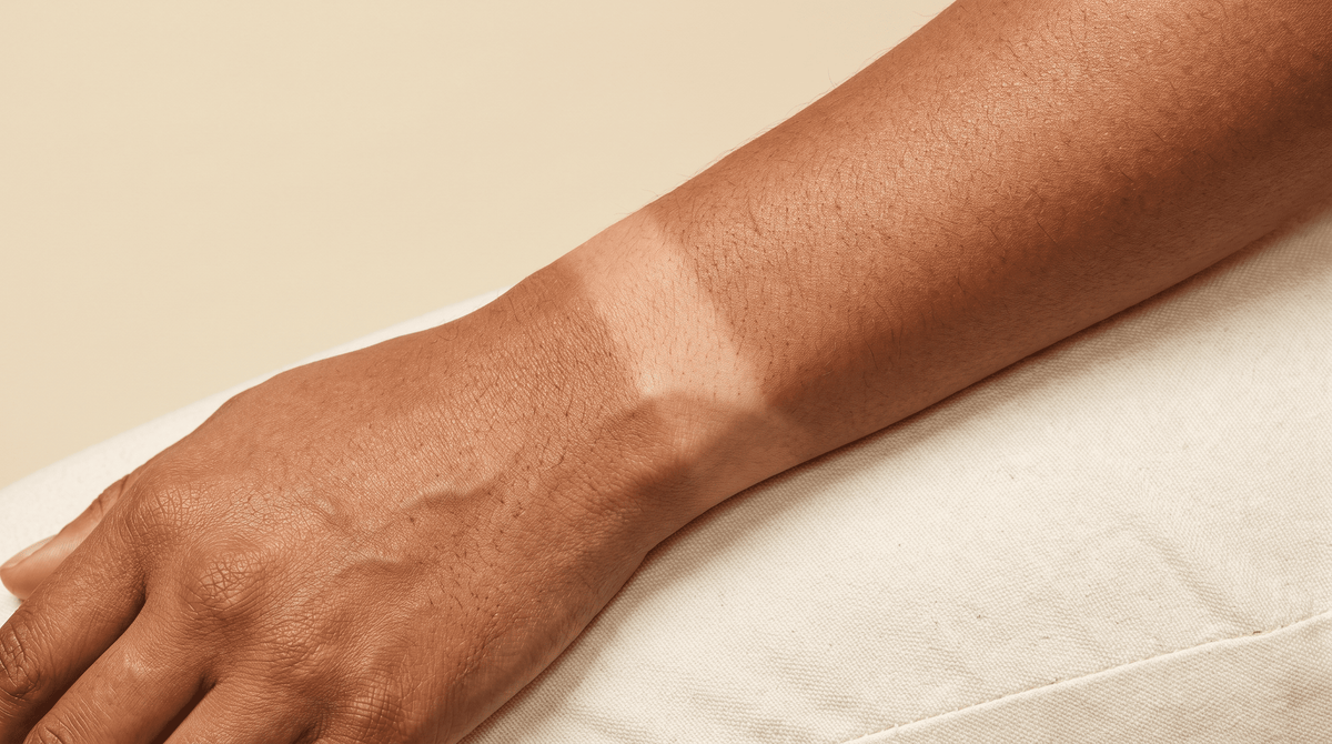 Forearm in daylight